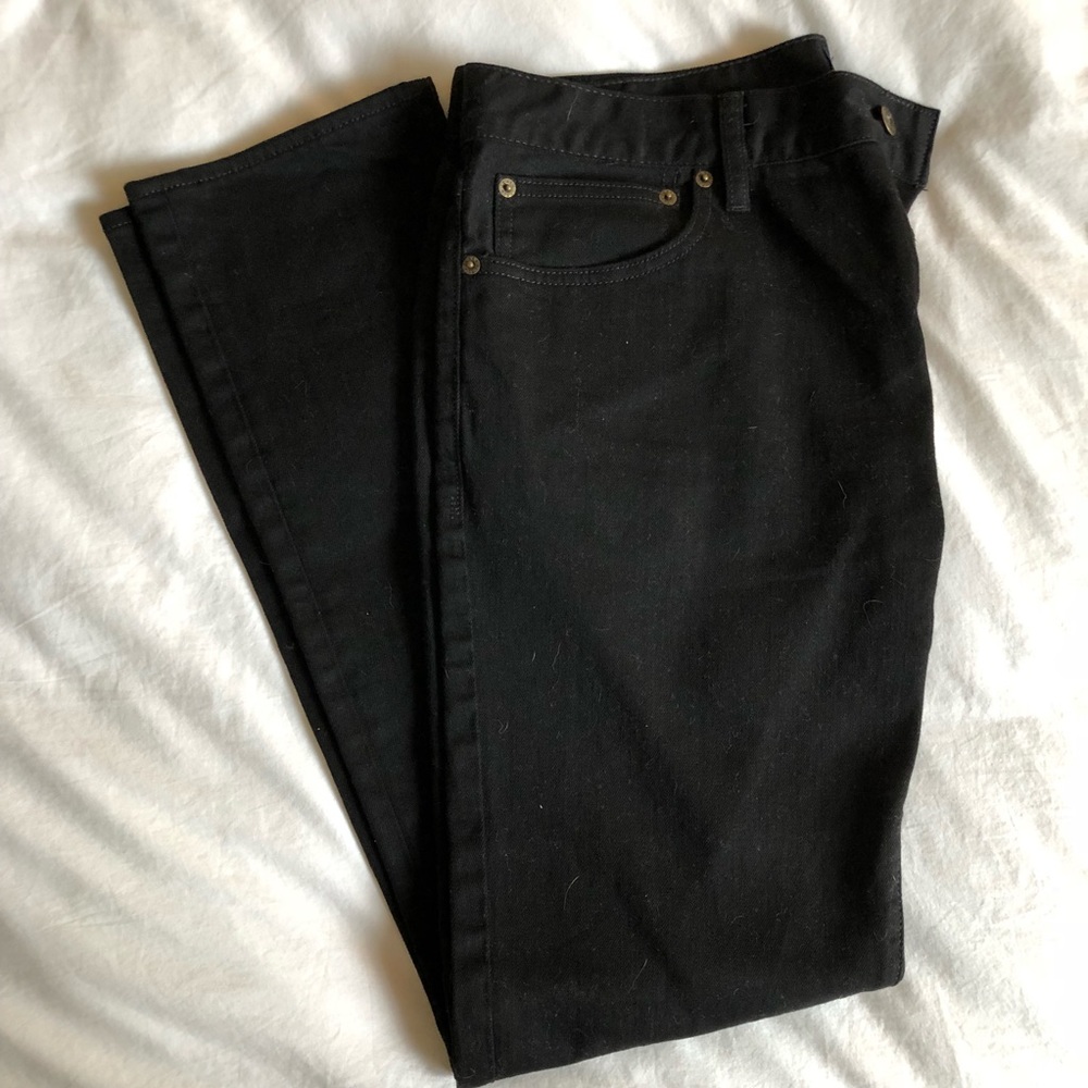 Men’s J. Crew “The Driggs” slim fit black jeans